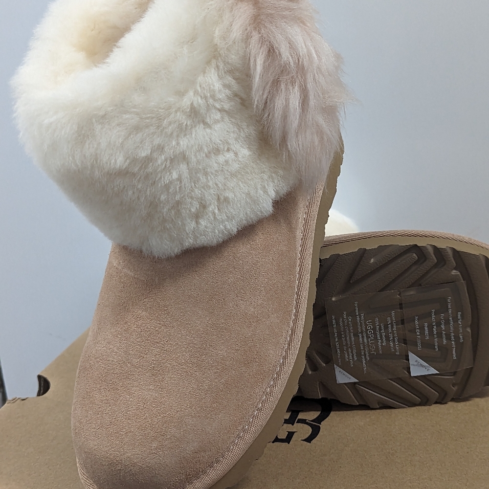 UGG CLASSIC MINI WISP ARROYO SUEDE SHEEPSKIN WOMEN'S BOOTS SIZES US 6.0 7.0